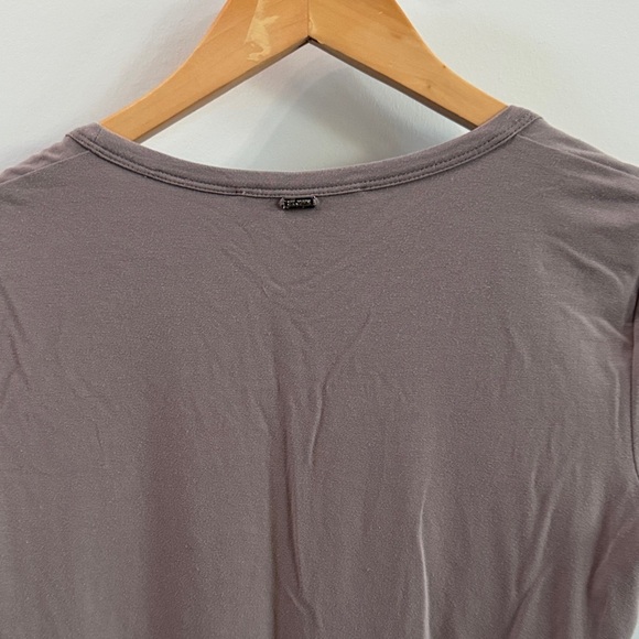 St. John Taupe Short Sleeve Tee with Embellishments - Picture 3 of 6